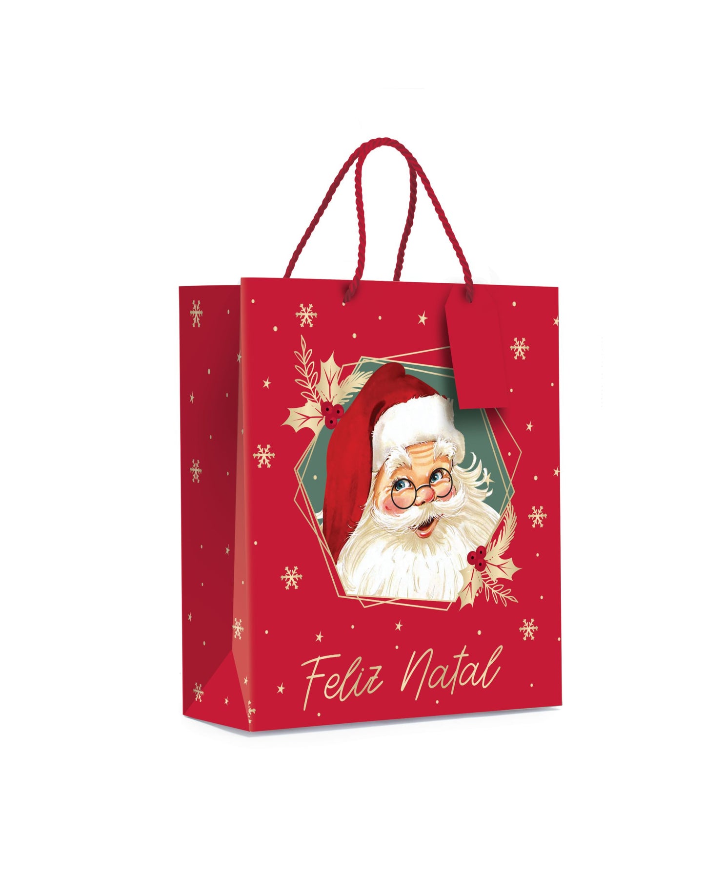 Sacola Premium christmas 31x26x10 cm